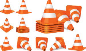 Traffic cones icon
